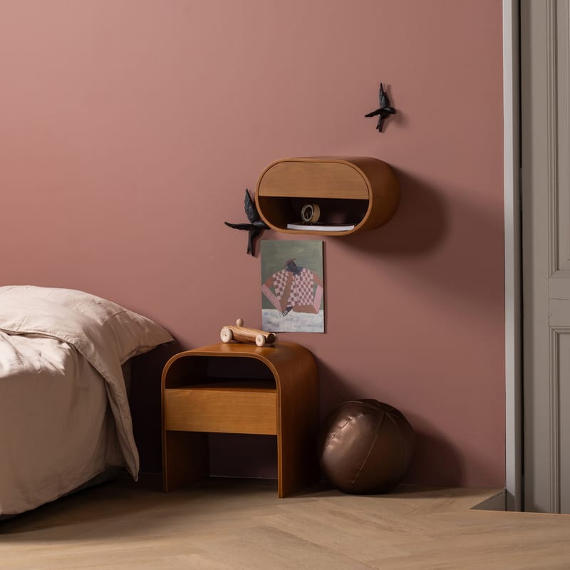 Natbord/Sidebord Momo 40 cm - Brun - Møbler - Borde - Aflastningsbord - Sengebord