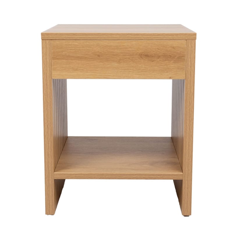 Nightstand HOME4YOU - beige - Møbler - Borde - Aflastningsbord - Sengebord