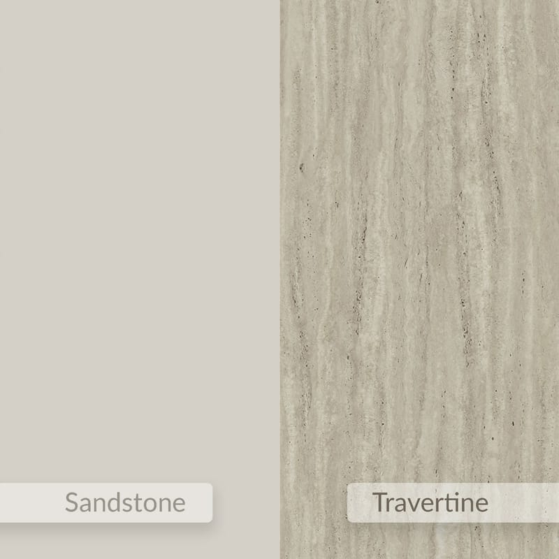 Nilena Sengebord 38 cm - Sandsten Travertin - Møbler - Borde - Aflastningsbord - Sengebord