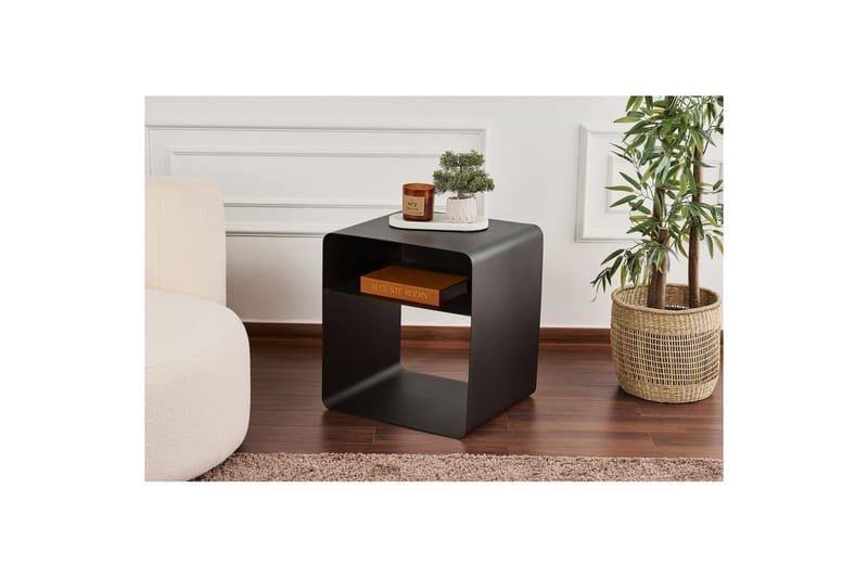 Nivo Sidebord 45 cm - Sort - Møbler - Borde - Aflastningsbord - Lampebord