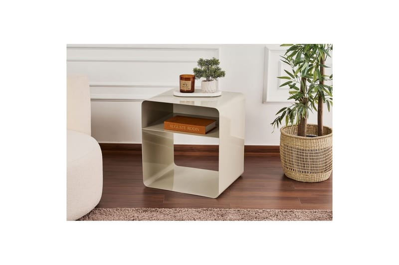 Nivo Sidebord 45 cm - Taupe - Møbler - Borde - Aflastningsbord - Lampebord