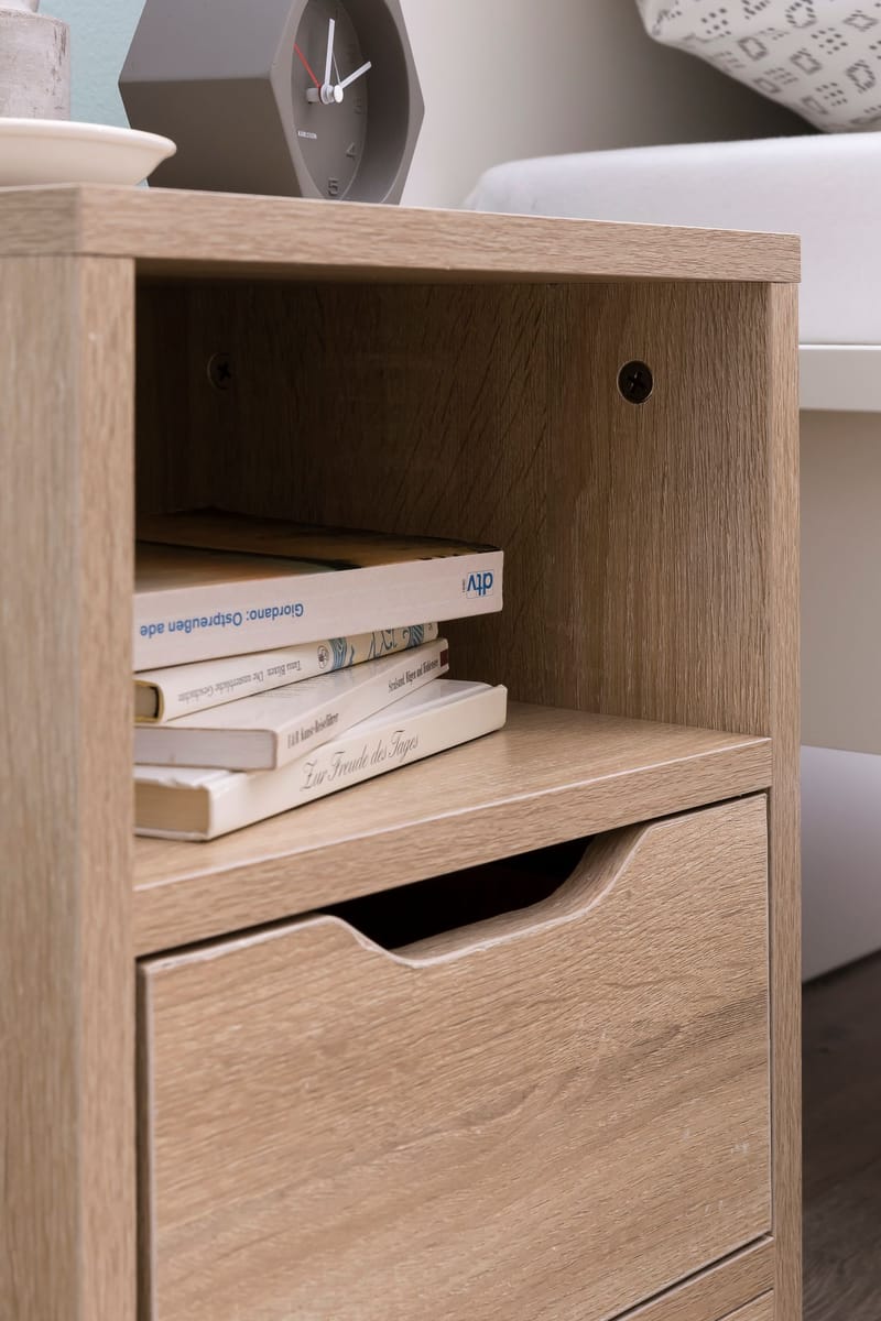 Norira Natbord 31 cm - lys eg - Møbler - Borde - Aflastningsbord - Sengebord