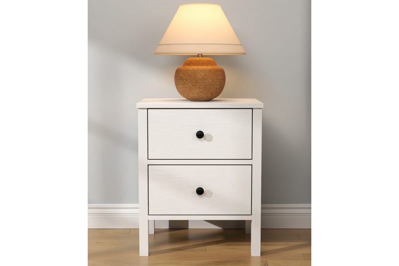 Odelis Natbord 50 cm - Natur/Hvid - Møbler - Borde - Aflastningsbord - Sengebord