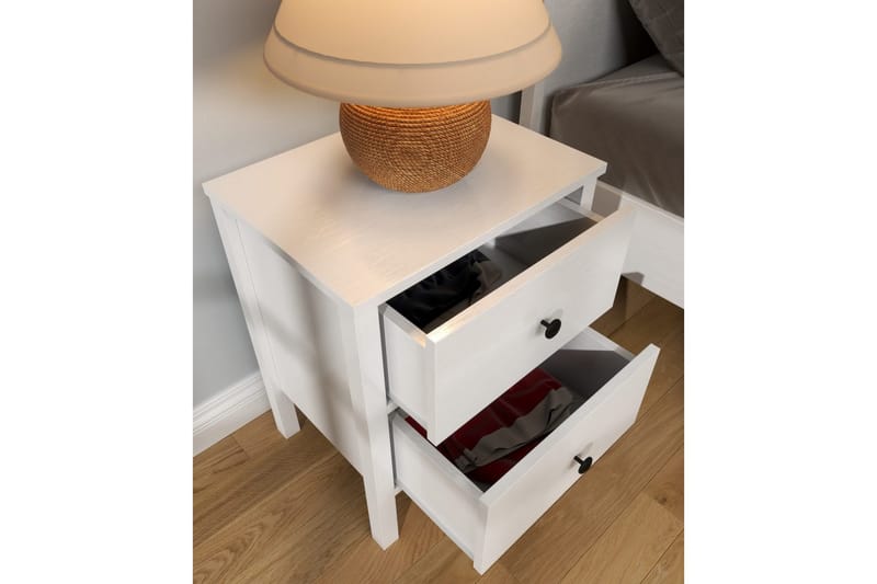 Odelis Natbord 50 cm - Natur/Hvid - Møbler - Borde - Aflastningsbord - Sengebord