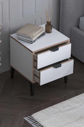 Olyros natbord 45 cm - Hvid - Møbler - Borde - Aflastningsbord - Sengebord