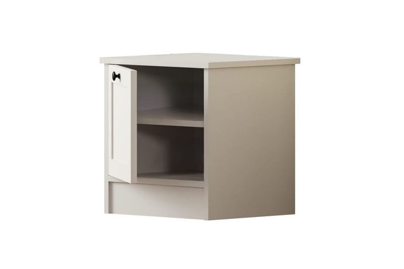 Ovril Natbord 45 cm - Mat Hvid - Møbler - Borde - Aflastningsbord - Sengebord