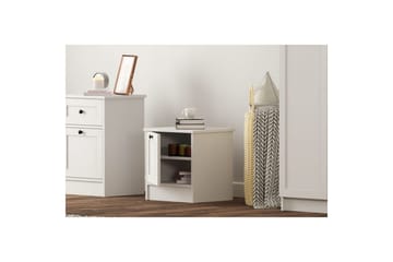 Ovril Natbord 45 cm - Mat Hvid - Møbler - Borde - Aflastningsbord - Sengebord