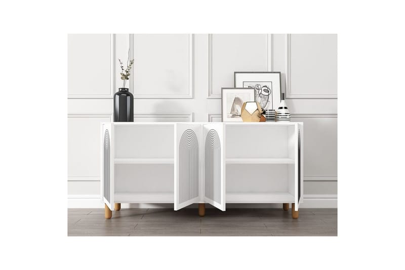 Ovrin Konsolbord 150 cm - Hvid - Møbler - Borde - Aflastningsbord - Entrébord