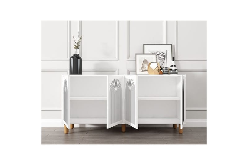 Ovrin Konsolbord 150 cm - Hvid - Møbler - Borde - Aflastningsbord - Entrébord