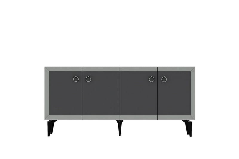 Petrolla Konsolbord 150 cm - Sort/Sølv/Antracit - Møbler - Borde - Aflastningsbord - Entrébord