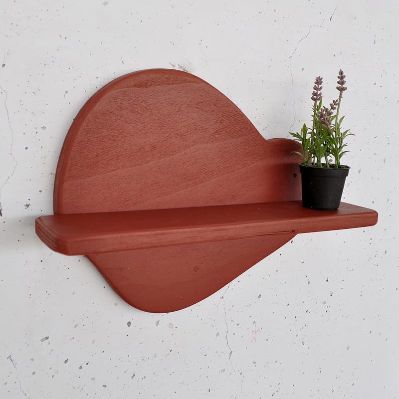 Decorative Wooden Wall Shelf Hanah Home - Møbler - Borde - Aflastningsbord - Piedestal & søjlebord