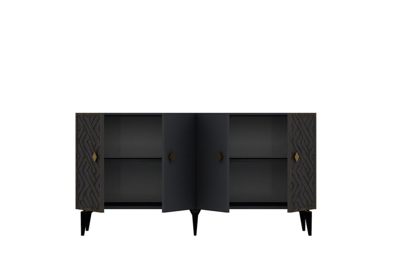Quirel Konsolbord 150 cm - Grafitgrå - Møbler - Borde - Aflastningsbord - Entrébord