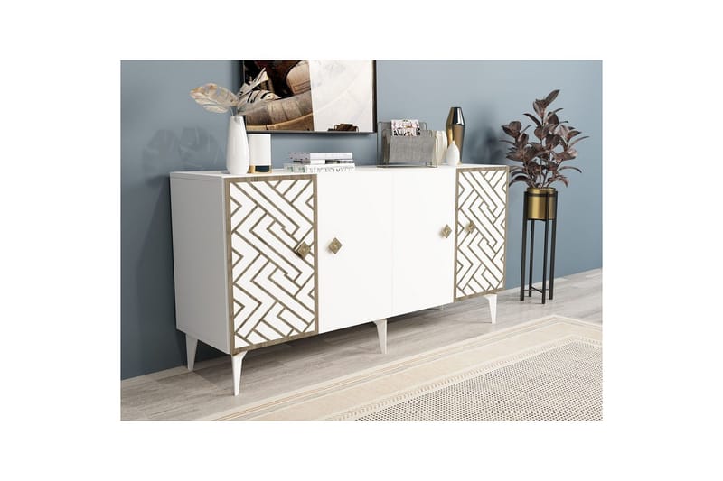 Quirel Konsolbord 150 cm - Hvid - Møbler - Borde - Aflastningsbord - Entrébord