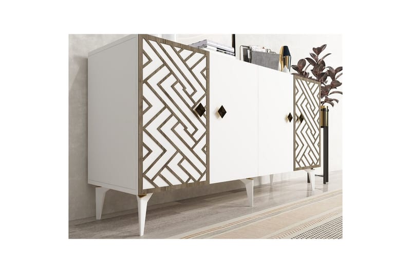 Quirel Konsolbord 150 cm - Hvid - Møbler - Borde - Aflastningsbord - Entrébord