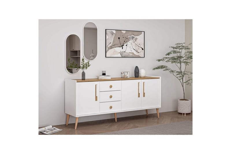Ralor Konsolbord 180 cm - Hvid - Møbler - Borde - Aflastningsbord - Entrébord