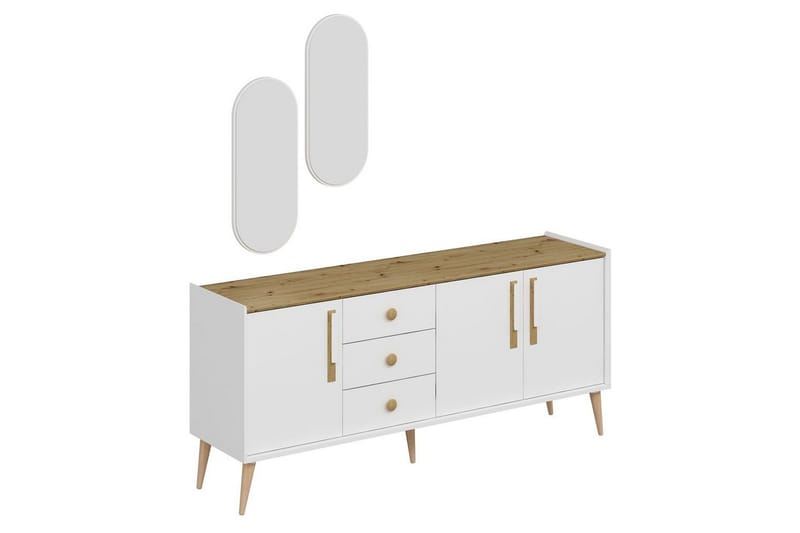 Ralor Konsolbord 180 cm - Hvid - Møbler - Borde - Aflastningsbord - Entrébord