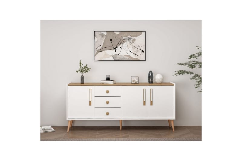 Ralor Konsolbord 180 cm - Hvid - Møbler - Borde - Aflastningsbord - Entrébord