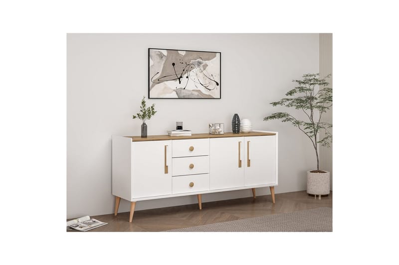 Ralor Konsolbord 180 cm - Hvid - Møbler - Borde - Aflastningsbord - Entrébord