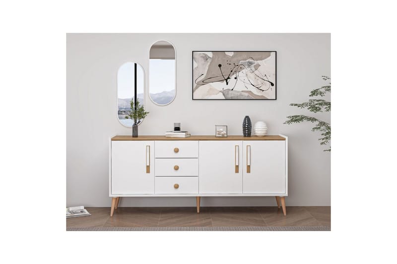 Ralor Konsolbord 180 cm - Hvid - Møbler - Borde - Aflastningsbord - Entrébord