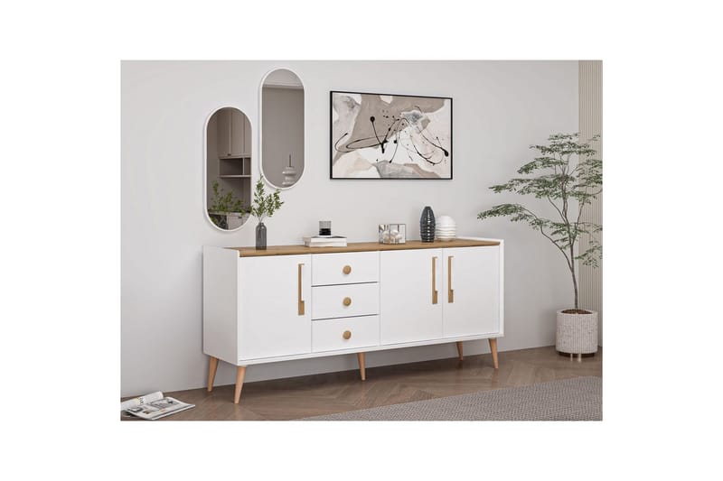 Ralor Konsolbord 180 cm - Hvid - Møbler - Borde - Aflastningsbord - Entrébord