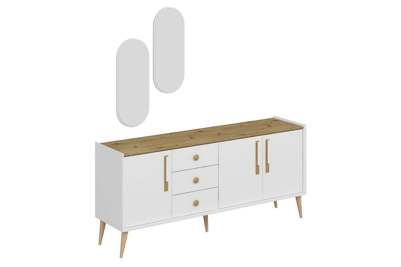 Ralor Konsolbord 180 cm - Hvid - Møbler - Borde - Aflastningsbord - Entrébord