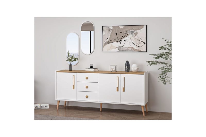 Ralor Konsolbord 180 cm - Hvid - Møbler - Borde - Aflastningsbord - Entrébord