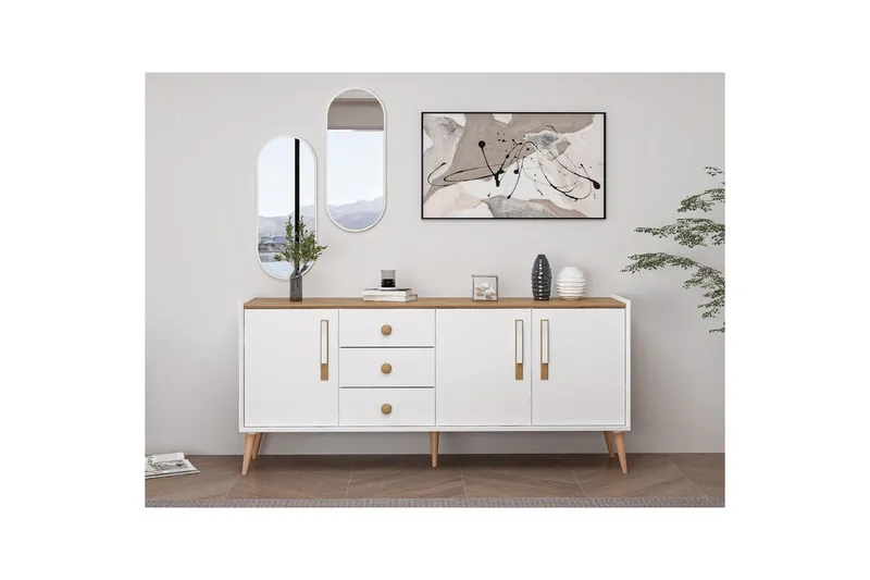 Ralor Konsolbord 180 cm - Hvid - Møbler - Borde - Aflastningsbord - Entrébord