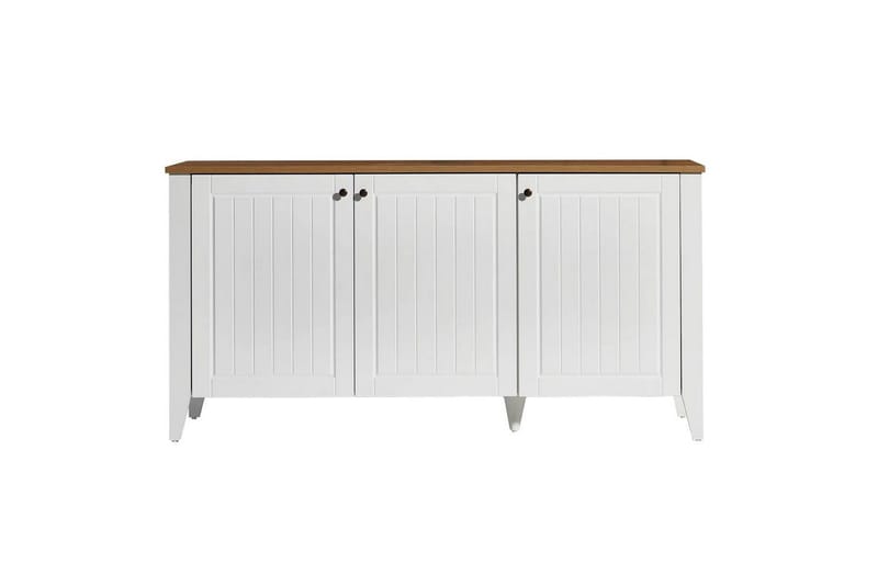 Ranko konsolbord 150 cm - Mellemfarvet træ/Hvid - Møbler - Borde - Aflastningsbord - Entrébord