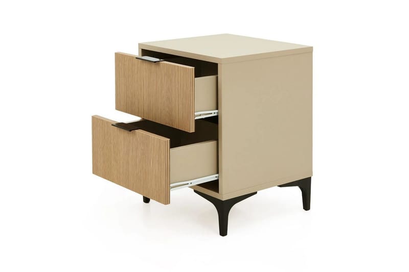 Ranko Sengeskab 45 cm - Natur/Sand - Møbler - Borde - Aflastningsbord - Sengebord