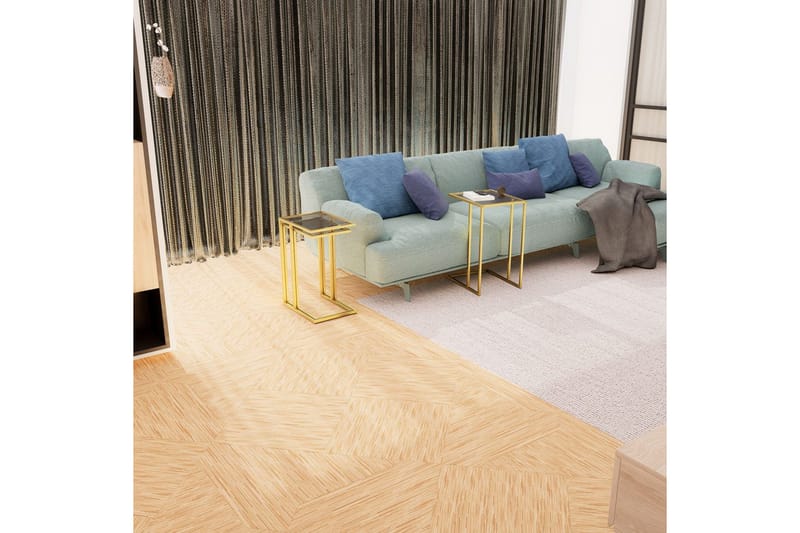 Ransdorp Sæt borde 42 cm - Guld - Møbler - Borde - Aflastningsbord - Indskudsborde