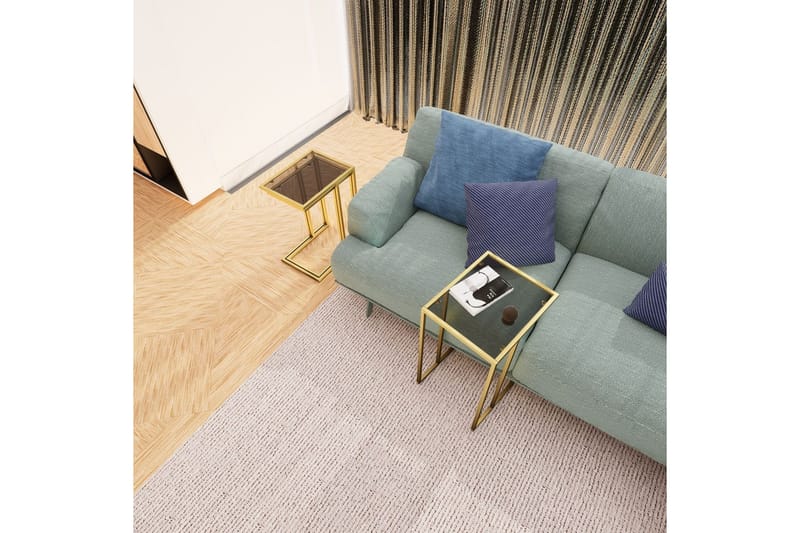 Ransdorp Sæt borde 42 cm - Guld - Møbler - Borde - Aflastningsbord - Indskudsborde