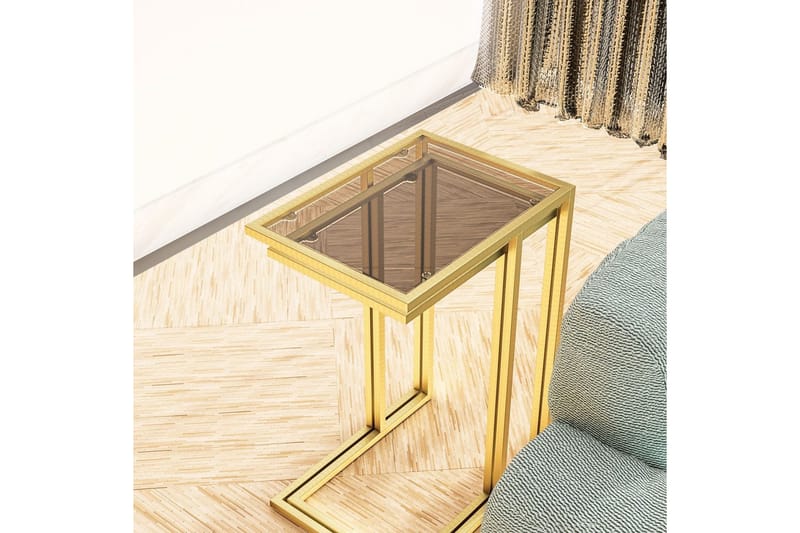 Ransdorp Sæt borde 42 cm - Guld - Møbler - Borde - Aflastningsbord - Indskudsborde