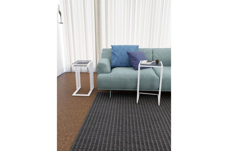 Ransdorp Sæt borde 42 cm - Hvid - Møbler - Borde - Aflastningsbord - Indskudsborde