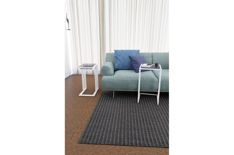 Ransdorp Sæt borde 42 cm - Hvid - Møbler - Borde - Aflastningsbord - Indskudsborde