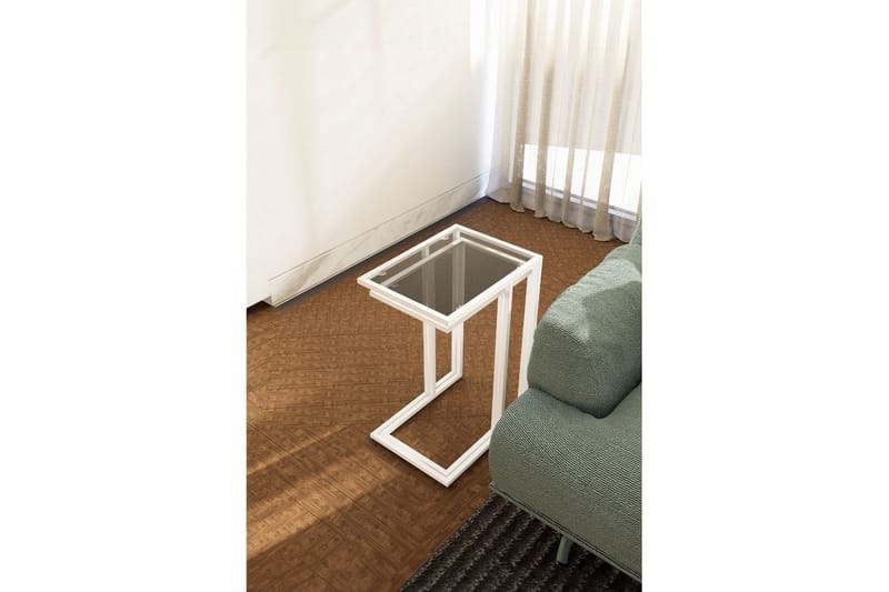 Ransdorp Sæt borde 42 cm - Hvid - Møbler - Borde - Aflastningsbord - Indskudsborde