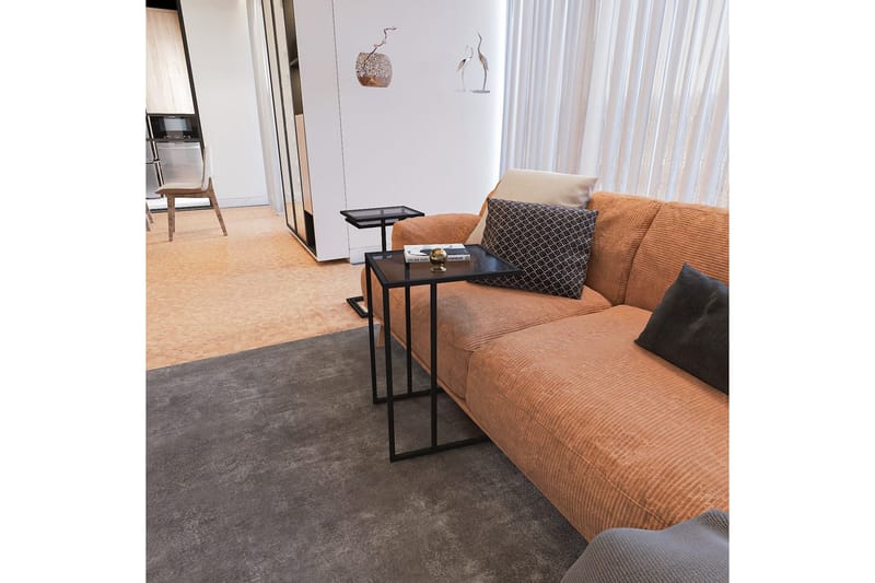 Ransdorp Sæt borde 42 cm - Sort - Møbler - Borde - Aflastningsbord - Indskudsborde