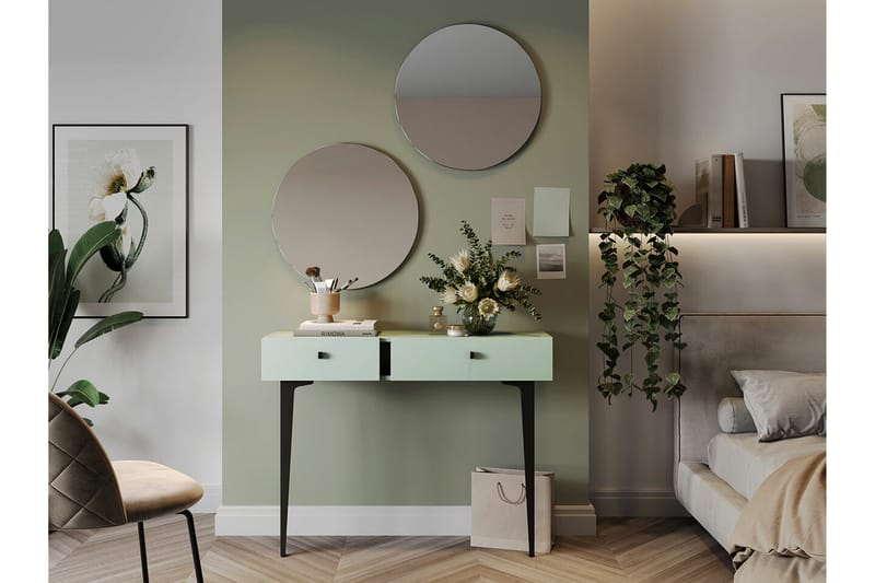 Rathmore Sidebord 105 cm - Grøn - Lampebord - Bakkebord & små borde