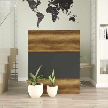 Receptionbord Skye Decor Bren (90 x 110 x 44,5 cm) Baroq antracit - Baroq/Antracit - Møbler - Borde - Aflastningsbord - Entrébord