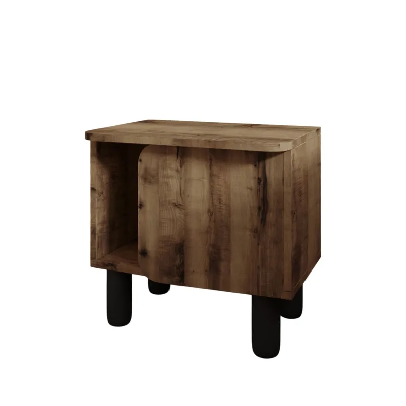 Relento Natbord 50x48,6x30 cm - Antik valnød - Møbler - Borde - Aflastningsbord - Sengebord