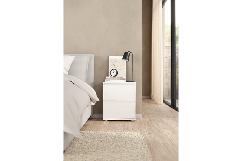 Rengo Natbord 40 cm - Hvid - Møbler - Borde - Aflastningsbord - Sengebord