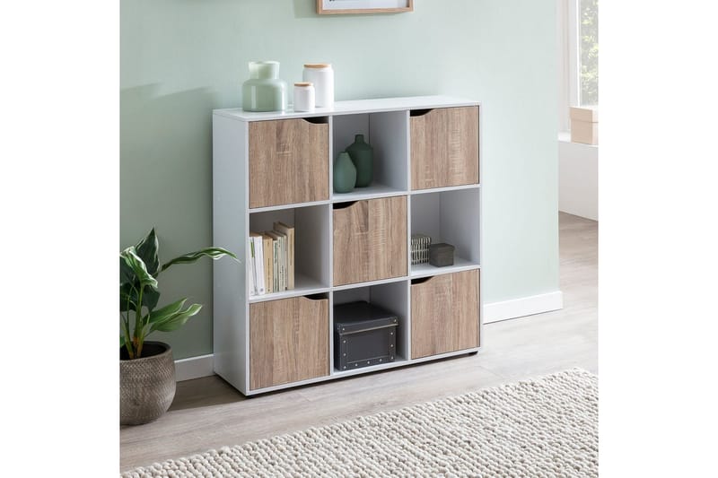 Reol Wohnling Massa Melaminbelagt Spånplade med Opbevaringsplads 5 Døre Moderne - Møbler - Borde - Aflastningsbord - Entrébord