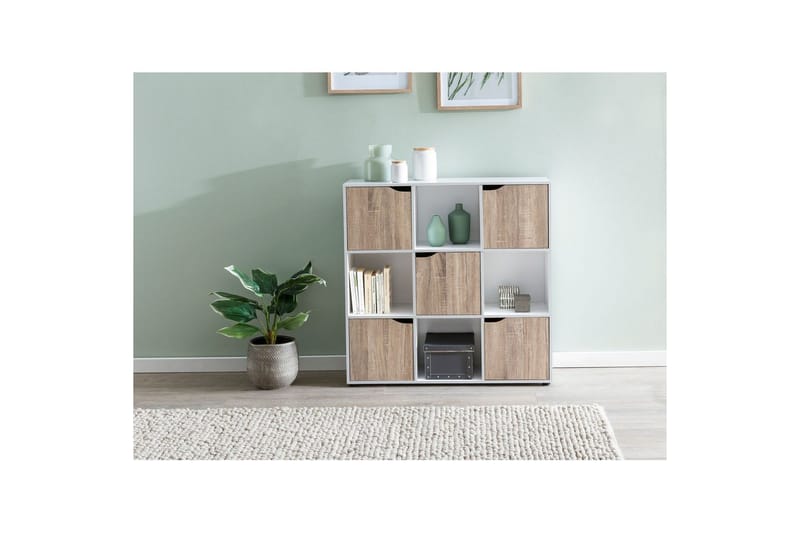 Reol Wohnling Massa Melaminbelagt Spånplade med Opbevaringsplads 5 Døre Moderne - Møbler - Borde - Aflastningsbord - Entrébord
