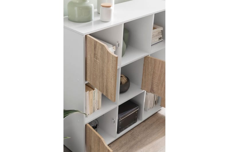 Reol Wohnling Massa Melaminbelagt Spånplade med Opbevaringsplads 5 Døre Moderne - Møbler - Borde - Aflastningsbord - Entrébord