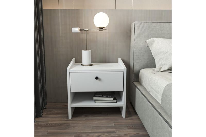 Retzow Natbord - Hvid - Møbler - Borde - Aflastningsbord - Sengebord