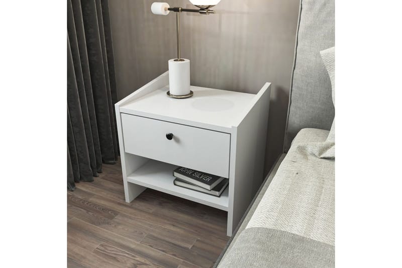 Retzow Natbord - Hvid - Møbler - Borde - Aflastningsbord - Sengebord