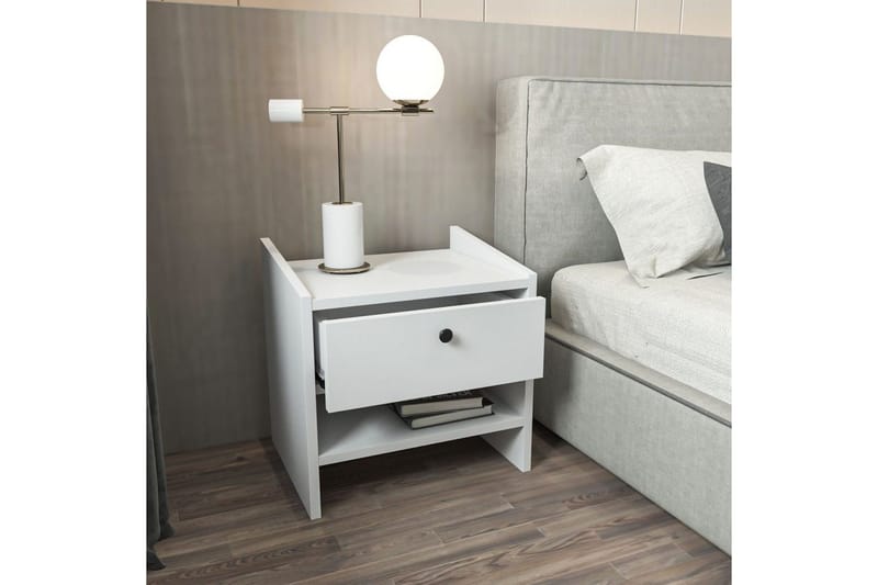 Retzow Natbord - Hvid - Møbler - Borde - Aflastningsbord - Sengebord