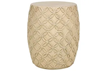 Rigge Sidebord 33 cm - Beige - Møbler - Borde - Aflastningsbord - Lampebord