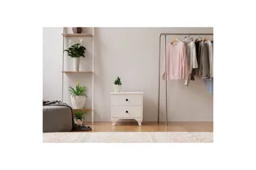 Rivric Natbord 45 cm - Mat Hvid - Møbler - Borde - Aflastningsbord - Sengebord
