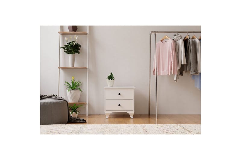 Rivric Natbord 45 cm - Mat Hvid - Møbler - Borde - Aflastningsbord - Sengebord