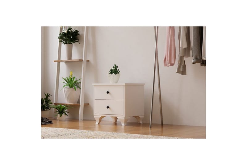 Rivric Natbord 45 cm - Mat Hvid - Møbler - Borde - Aflastningsbord - Sengebord